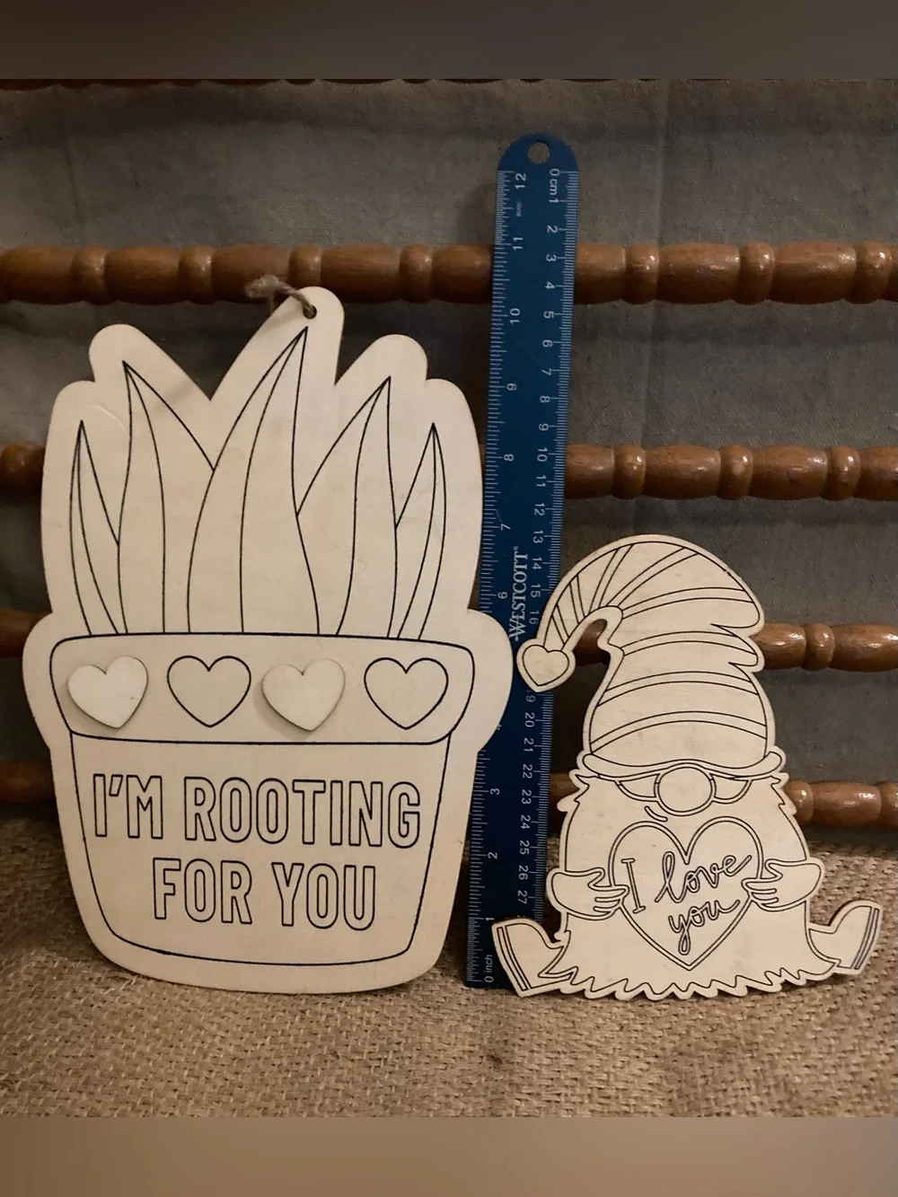 Bundle of valentine craft items